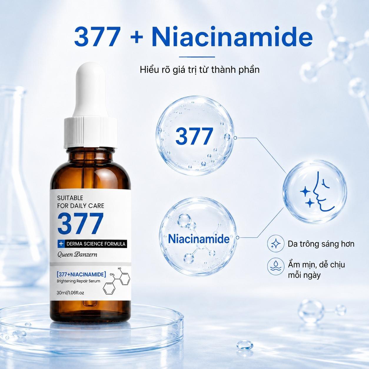 Danzern 377 serum niacinamide ingredient detail