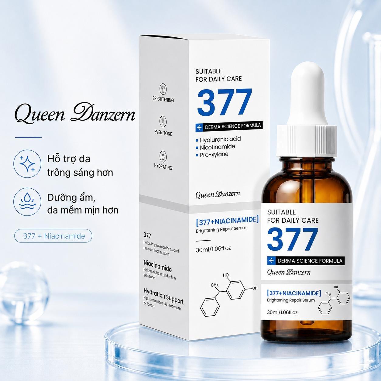 Danzern 377 serum bottle and carton product detail